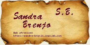 Sandra Brenjo vizit kartica